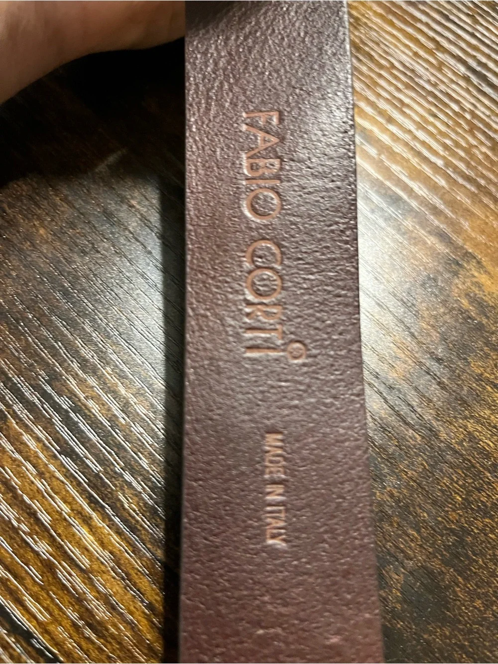 Classic Brown Genuine  Leather Belt with Silver Buckle 34 NWT